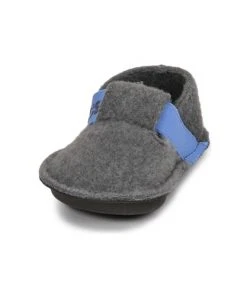 Chaussures Enfant Chaussons Crocs CLASSIC SLIPPER K Gris / Bleu -Martina Magasin Soldes 19984061 500 C