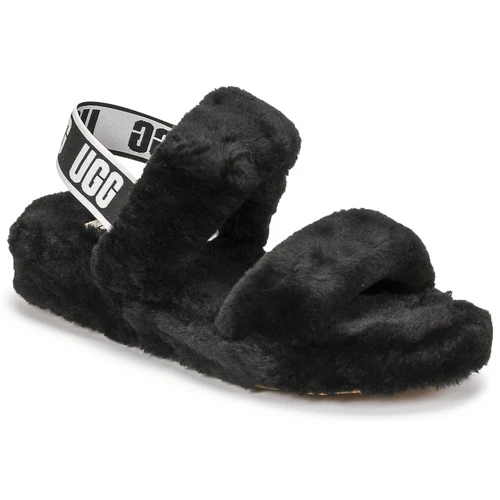 Chaussures Femme Chaussons UGG OH YEAH Noir -Martina Magasin Soldes 20027054 500 A