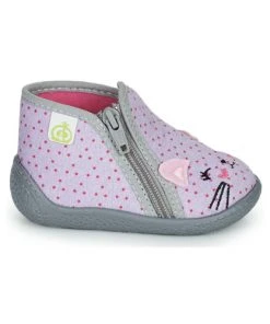 Chaussures Fille Chaussons Citrouille et Compagnie PASTA Gris -Martina Magasin Soldes 20143732 500 B