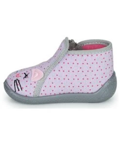 Chaussures Fille Chaussons Citrouille et Compagnie PASTA Gris -Martina Magasin Soldes 20143732 500 D