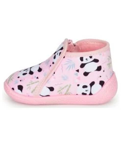 Chaussures Fille Chaussons Citrouille et Compagnie PIFOU Rose -Martina Magasin Soldes 20143733 500 D