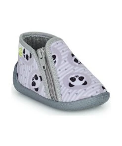 Chaussures Enfant Chaussons Citrouille et Compagnie PIFOU Gris