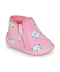 Chaussures Fille Chaussons Citrouille et Compagnie PIFOU Rose