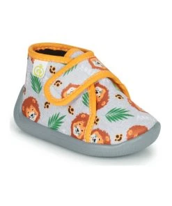 Chaussures Garçon Chaussons Citrouille et Compagnie PASTACARBO Gris