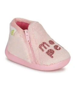 Chaussures Fille Chaussons Citrouille et Compagnie PRADS Rose