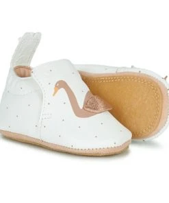 Chaussures Enfant Chaussons bébés Easy Peasy BLUBLU CYGNE Blanc -Martina Magasin Soldes 20698863 500 C