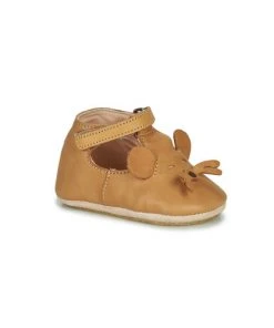 Chaussures Enfant Chaussons bébés Easy Peasy LOULLYP MOUSE Marron