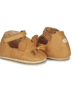 Chaussures Enfant Chaussons bébés Easy Peasy LOULLYP MOUSE Marron -Martina Magasin Soldes 20698885 500 D