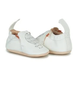 Chaussures Enfant Chaussons bébés Easy Peasy BLUMOO CRABE Blanc -Martina Magasin Soldes 20698895 500 D