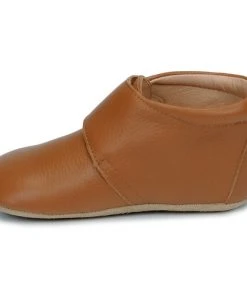 Chaussures Enfant Chaussons Bisgaard BABY STAR Cognac -Martina Magasin Soldes 21125363 500 D