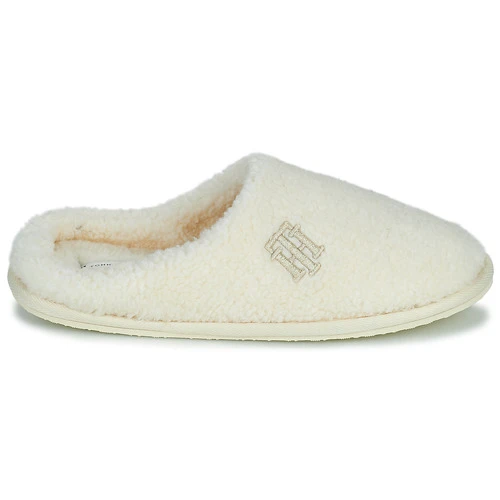 Chaussures Femme Chaussons Tommy Hilfiger TH MONOGRAM SHINY HOME SLIPPER Crème 4 Chaussures Femme Chaussons Tommy Hilfiger TH MONOGRAM SHINY HOME SLIPPER Crème – Image 2