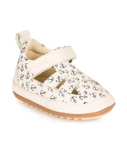 Chaussures Enfant Chaussons Robeez MINIZ Blanc