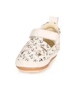 Chaussures Enfant Chaussons Robeez MINIZ Blanc 8 Chaussures Enfant Chaussons Robeez MINIZ Blanc -Martina Magasin Soldes 21206001 500 C