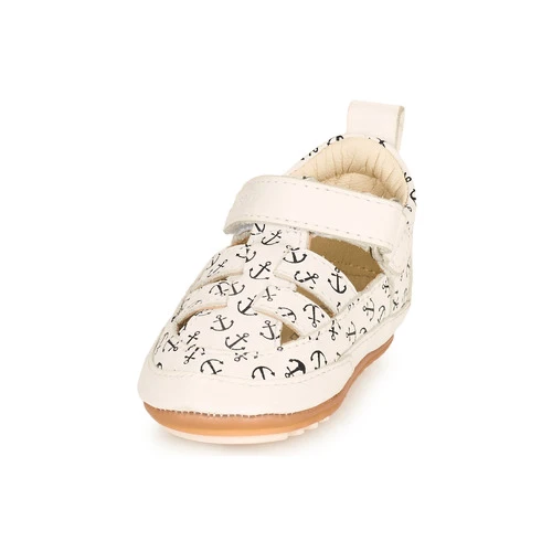 Chaussures Enfant Chaussons Robeez MINIZ Blanc 5 Chaussures Enfant Chaussons Robeez MINIZ Blanc – Image 3