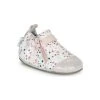 Chaussures Fille Chaussons Robeez BLOSSOM DAY Blanc / Rose -Martina Magasin Soldes 21206002 500 A