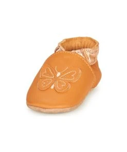Chaussures Fille Chaussons bébés Robeez FLY IN THE WIND Camel -Martina Magasin Soldes 21206003 500 C