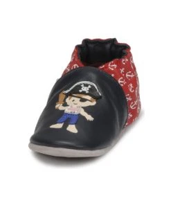 Chaussures Garçon Chaussons Robeez CARIBBEAN BOY Marine / Rouge -Martina Magasin Soldes 21206007 500 C
