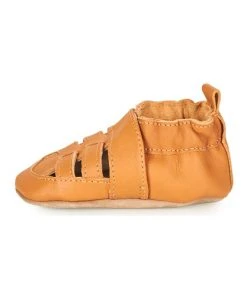 Chaussures Enfant Chaussons Robeez SANDIZ VEG Camel -Martina Magasin Soldes 21206008 500 D