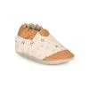 Chaussures Enfant Chaussons Robeez ABC LESSON Blanc / Camel -Martina Magasin Soldes 21206009 500 A