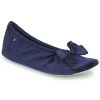 Chaussures Femme Chaussons Isotoner 97303 Bleu -Martina Magasin Soldes 21270640 500 A
