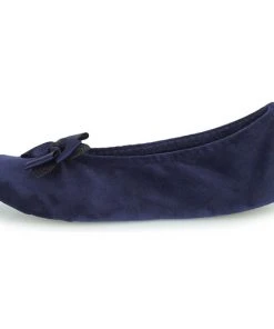 Chaussures Femme Chaussons Isotoner 97303 Bleu -Martina Magasin Soldes 21270640 500 D