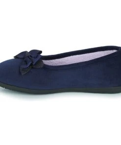 Chaussures Femme Chaussons Isotoner 97327 Bleu -Martina Magasin Soldes 21270642 500 D
