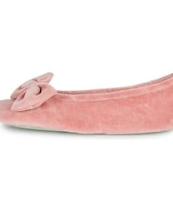 Chaussures Femme Chaussons Isotoner 95810 Rose -Martina Magasin Soldes 21270643 500 D