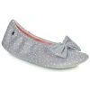 Chaussures Femme Chaussons Isotoner 97326 Gris -Martina Magasin Soldes 21270646 500 A