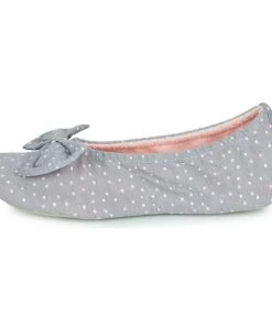 Chaussures Femme Chaussons Isotoner 97326 Gris -Martina Magasin Soldes 21270646 500 D
