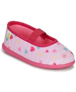 Chaussures Fille Chaussons Citrouille et Compagnie CERISETTE ROSE MULTICO