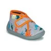 Chaussures Garçon Chaussons Citrouille et Compagnie VIVALAVIDA GRIS CHINE