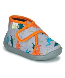 Chaussures Garçon Chaussons Citrouille et Compagnie VIVALAVIDA GRIS CHINE