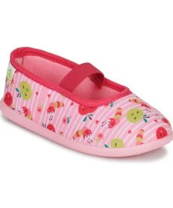 Chaussures Fille Chaussons Citrouille et Compagnie CERISETTE ROSE