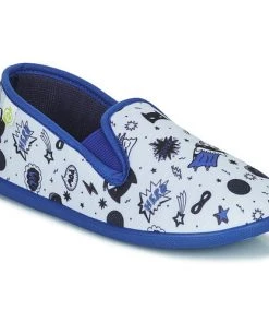 Chaussures Garçon Chaussons Citrouille et Compagnie MALINOU GRIS ROY