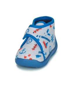 Chaussures Garçon Chaussons Citrouille et Compagnie VIVALAVIDA Gris-Chine -Martina Magasin Soldes 21447278 500 C