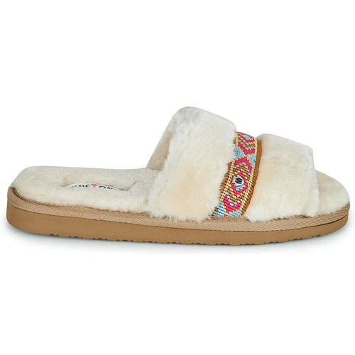Chaussures Femme Chaussons Minnetonka LONDON Beige 4 Chaussures Femme Chaussons Minnetonka LONDON Beige – Image 2