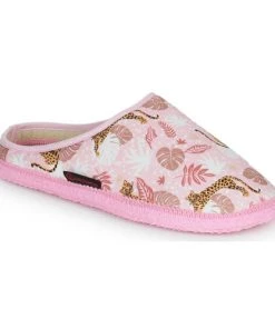 Chaussures Femme Chaussons Giesswein PLEIYSTEIN Rose