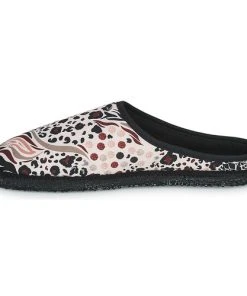 Chaussures Femme Chaussons Giesswein POSTFELD Noir / Blanc -Martina Magasin Soldes 21748992 500 D