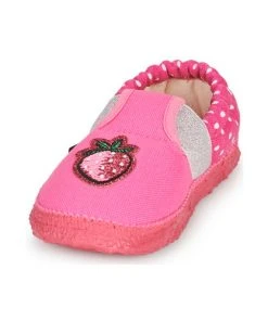 Chaussures Fille Chaussons Giesswein APFELTRACH Rose -Martina Magasin Soldes 21755097 500 C