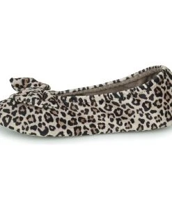 Chaussures Femme Chaussons Isotoner 97340 Marron -Martina Magasin Soldes 22580644 500 D