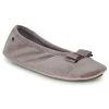 Chaussures Femme Chaussons Isotoner 97346 Taupe -Martina Magasin Soldes 22580648 500 A
