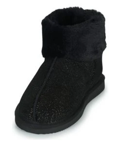 Chaussures Femme Chaussons Isotoner 97307 Noir -Martina Magasin Soldes 22580651 500 C