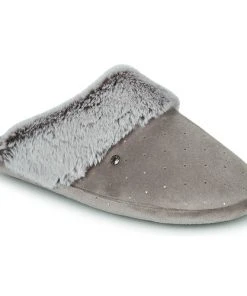 Chaussures Femme Chaussons Isotoner 97358 Taupe