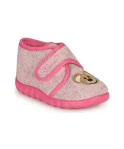 Chaussures Fille Chaussons Geox B ZYZIE GIRL Rose