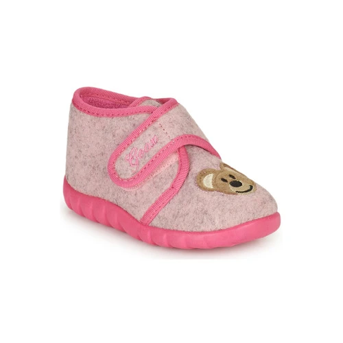 Chaussures Fille Chaussons Geox B ZYZIE GIRL Rose 3 Chaussures Fille Chaussons Geox B ZYZIE GIRL Rose