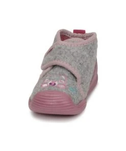 Chaussures Fille Chaussons Biomecanics BIOHOME Gris / Rose -Martina Magasin Soldes 22799420 500 C