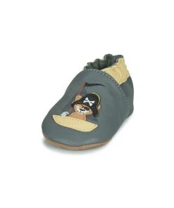 Chaussures Garçon Chaussons bébés Robeez SEA BEAR Gris -Martina Magasin Soldes 22813818 500 C