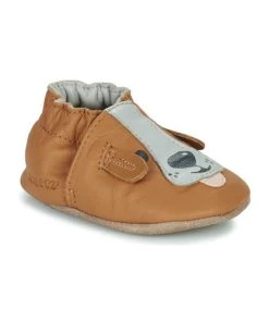 Chaussures Enfant Chaussons bébés Robeez SWEETY DOG Camel