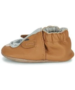 Chaussures Enfant Chaussons bébés Robeez SWEETY DOG Camel -Martina Magasin Soldes 22813820 500 D