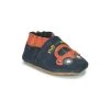 Chaussures Garçon Chaussons bébés Robeez BEEP BEEP Marine / Orange -Martina Magasin Soldes 22813821 500 A